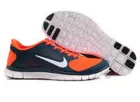 zapatos nike free 4.0 v3 hombre mujer strong elasticity 2013 france tendance orange white